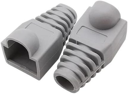 Plus PX-CAT6100 Gri Ca5/Cat6 RJ45 Koruma Kılıfı, Cat6 Cover 100 Adet