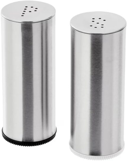 802.336.75 Tabak Tuzluk ve Biberlik, Paslanmaz Çelik, 2'li Set Ikea'dan