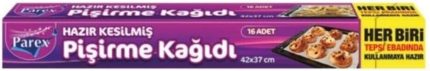 Hazır Kesilmiş Pişirme Kağıdı 16'Lı