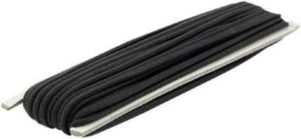 Marifetlerim - Siyah Yassı Don Lastiği 1 cm 10 Metre