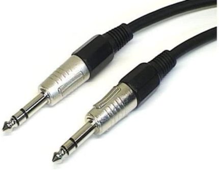 6.3 mm Erkek-Erkek Stereo Trs Kablo 2 Metre