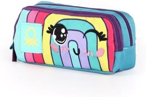 Colors of Benetton Kız Çocuk Pembe Pastel Gökkuşağı Kalem Kutusu STD - Görsel 2