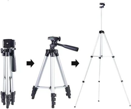 NIPPON, Profesyonel Fotoğraf Video Çekimi Tripod Telefon Tutucu - Tripod Telefon Tutucu (Kumandalı)