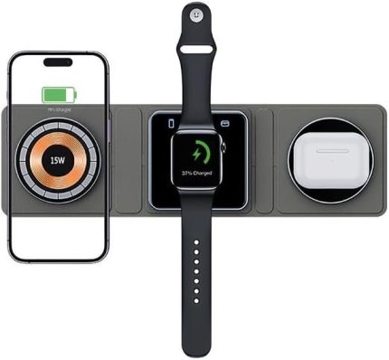 15W 3in1 Kablosuz Şarj Standı MG-70