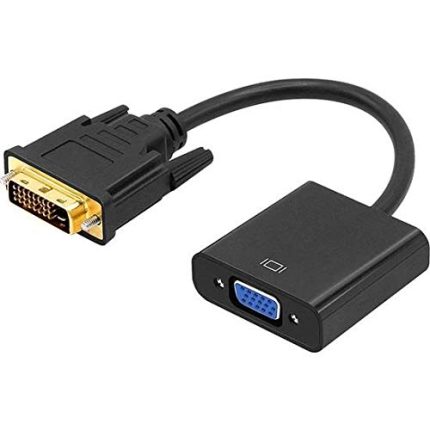 PX-1300 DVI-D to VGA Aktif Dönüştürücü Kablo, DVI-D Erkek to VGA Dişi Görüntü Çevirici Adaptör, PC Ekran Kartı Anakart DVI Çıkışından VGA Monitör Projeksiyon Bağlantı Aparatı