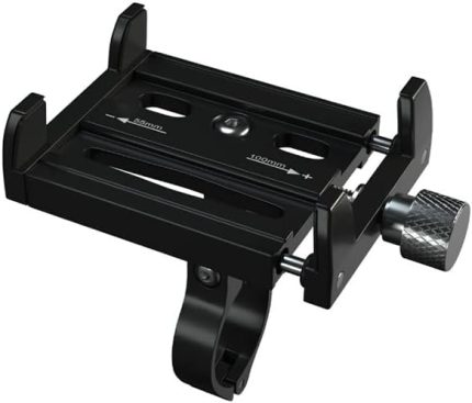 Mobile KR01 Bisiklet Motorsiklet Gidon Telefon Tutucu,Metal Vidalı SİYAH