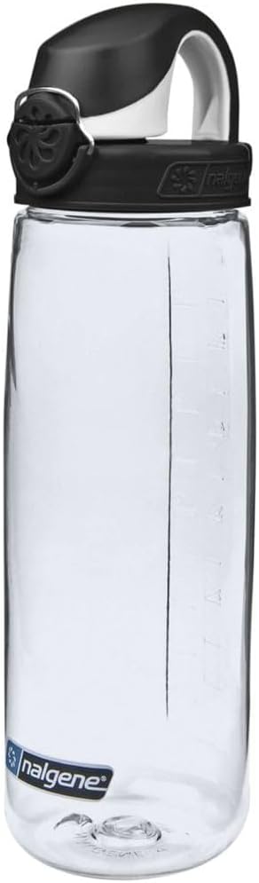 OTF Sustain içecek şişesi, şeffaf/siyah, 0,65 l