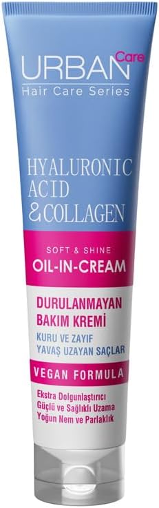 Care Hyaluronik Asit & Kolajen Kuru ve Cansız Saçlara Özel Durulanmayan Bakım Kremi 150 ml- Vegan