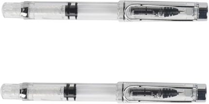 Mürekkepli Kalem 2 Adet Su bazlı kalem jel kalemler yazı kalemleri kaligrafi mürekkep kalemi çok fonksiyonlu kalem işletme imzalama kalemi hediye piston dolma kalem plastik