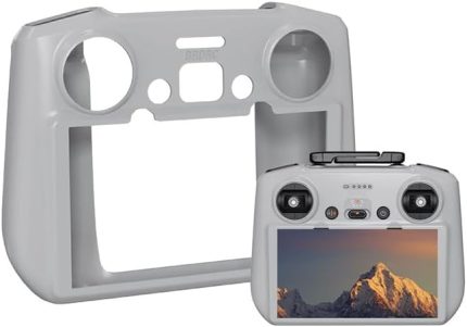 Air 3 RC 2 Koruyucu Silikon Kılıf Kapak Kılıfı DJI AIR 3 Uzaktan Kumanda Ekran Sürümü ile, DJI RC 2 Damla geçirmez ve Toz Geçirmez Silikon Kılıf (Gri)