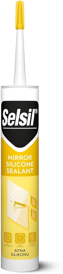 Ayna Silikonu, Şeffaf, 310 Ml