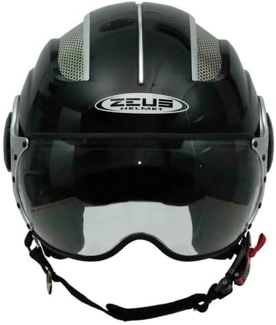 ZS-218A Motosiklet Kaskı Açık Kask Black M