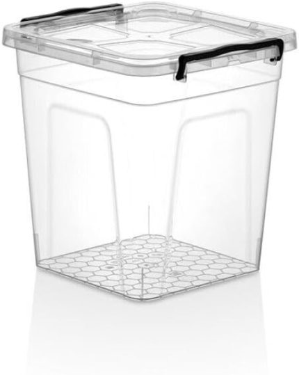 Plastik Saklama Kutusu, Kilitli Kapaklı (10 LİTRE)