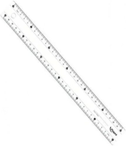 Study Kırılmaz Cetvel, Şeffaf, 30 cm