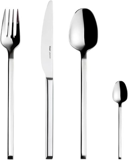 Orlando 18 Parça Çelik Tatlı Çatal Kaşık Bıçak Seti
