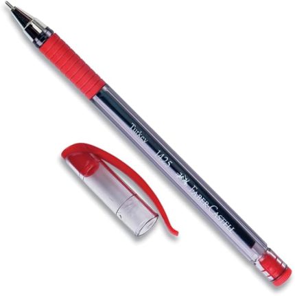 İğne Uç Tükenmez Kalem Seti, 10’lu, Kırmızı, 0.7 mm, Rahat Yazım, Ergonomik Tutuş