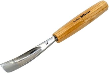 Wood 0135 Premium Bükülmüş Derin Oluklu Iskarpela 20 mm