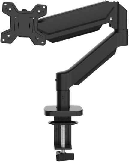 Tekli Monitör Standı – 13"-32", 75x75mm-100x100mm VESA Uyumlu, 8 kg Taşıma Kapasiteli, ±45° Eğimli, Yükseklik Ayarlı