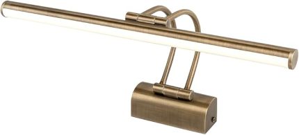 Eskitme Flüt Duvar Apliği – 35cm 6W LED 3200K Gün Işığı – Banyo, Ayna, Resim, Tablo, Çerçeve Üstü Dekoratif Aydınlatma Lambası – 220V, IP20, Metal Gövde