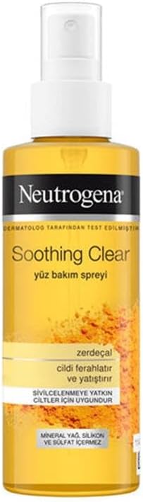 soothing clear tonik yüz bakım tonik sprey (125 ml)