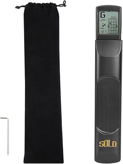 gitar egzersiz aleti, dönebilen grafik ekranlı, cep gitar egzersiz aleti, mini taşınabilir 6 gözlü yeni başlayanlar için gitar eğitmeni, gitar akor alıştırma aleti - Görsel 4