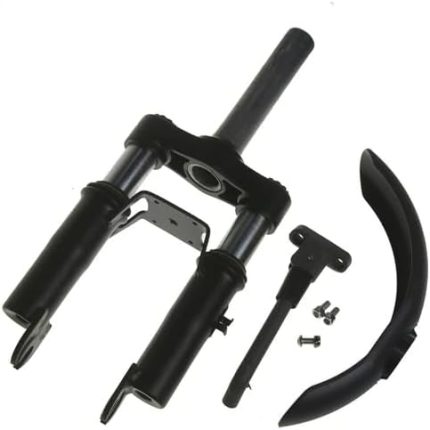 Scooter Amortisör Ön – Xiaomi M365, M365 Pro, Pro2, Essential Modellerine Uyumlu, Darbe Emici Çelik Ön Çatal, Montaj Seti Dahil