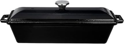 Döküm Ekmek Kabı/Terrine, 11x29 cm, Siyah