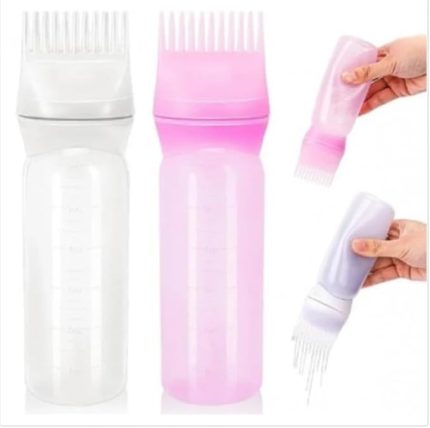 Taraklı Saç Boyama ve Bakım Yağı Uygulama Şişesi, (2)