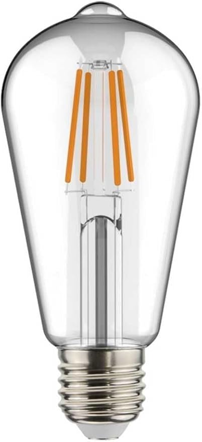 Adet K2 6W E27 2700K Sarı Işık Flamanlı Rustik Led Ampul KES505