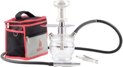 Nargile 304 Paslanmaz Çelik Malzeme, HOOKAH, Gümüşi, Paslanmaz Çelik Hazne, 27 cm