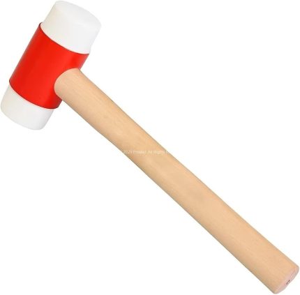 Vidalı Tokmak, 30 mm, Sert Plastik Başlıklı, Kolay Değiştirilebilir Vidalı Sistemli, Seramik, Fayans, Karo İçin Uygun El Aleti, 26 cm Sap Uzunluklu, Dayanıklı Tokmak