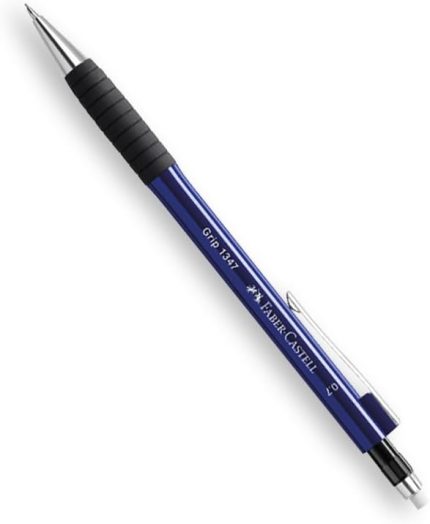 Grip 1345/47 Versatil Kalem, 0.7 mm, Lacivert, Ergonomik Tutuş, Yaylı Uç, Uzun Silgi, Modern Tasarım