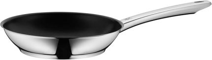 Nordic Profi 20 cm Tava, İndüksiyon Uyumlu, Yapışmaz Kaplamalı, Cromargan® Yüksek Kaliteli Paslanmaz Çelik, Fırına Uygun, Tüm Ocak Tipleriyle Uyumlu, Bulaşık Makinesinde Yıkanabilir