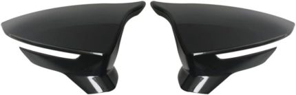 Leon İle Uyumlu Mk3 Yarasa Ayna Kapağı - Parlak Siyah Abs Plastik