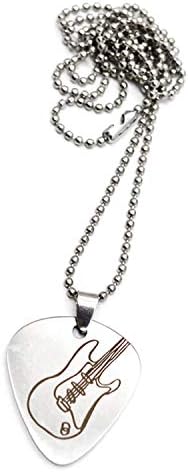 Kaya Punk Gitar Seçim Kolye 3 ADET Deri Halat Zincir Pentrum Ukulele Elektrik Bas Gitar Severler Için