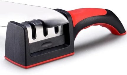 TOPTAN Bıçak Bileme Aleti 3 Aşamalı, 3 Açılı Bıçak Bileyici, El Bıçakları Bileme Aparatı