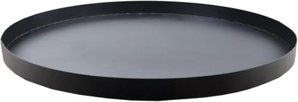 Saksı Altlığı İç Dış Saksı Altlığı Dekoratif Saksı Altı Çap 58 cm Derinlik 3,5 cm Siyah Renk