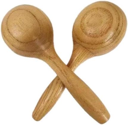 Orf-SP-25 Örf Aletleri Gerçek Ağaç Marakas Kaliteli Maracas 2 Adet (Çift)