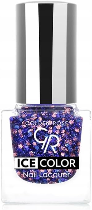 Rose Ice Color Nail Lacquer Glitter No:228 - Oje