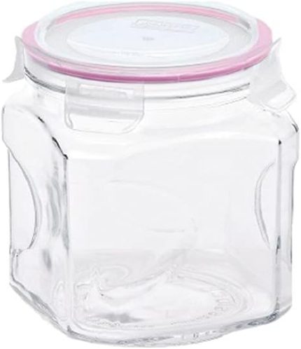 GLASSLOCK KARE CAM KAVANOZ 1500 ML