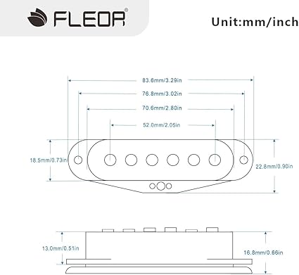 Tek Bobinli Pikap Alnico 5 Katlı Pikap Boyun Gitar Pikap ST SQ Elektro Gitar için Kademeli, Beyaz - Görsel 3