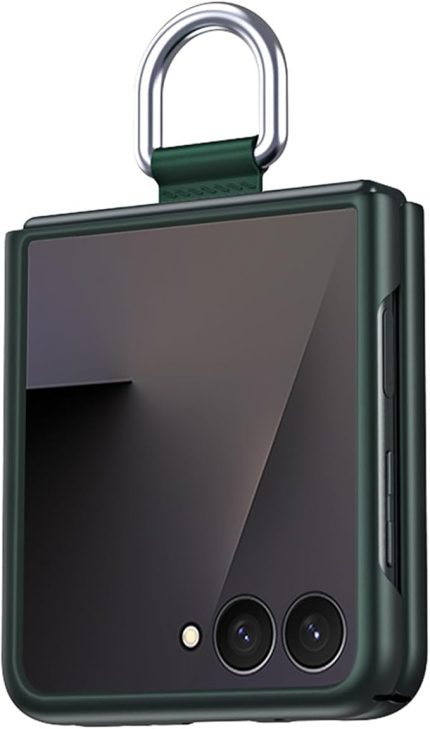 Samsung Galaxy Z Flip 7 5G (Z Flip7 5G) Kılıf için, PC Tampon Darbeye Dayanıklı Kılıf, Ultra İnce Mat Uyumlu Kılıf Samsung Galaxy Z Flip 7 5G (Z Flip7 5G) (Yeşil)