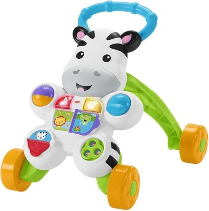 Melodili Zebra Yürüteç Fisher-Price Melodili Zebra Yürüteç, Yürümeye Teşvik Edici Işıklı ve Müzikli DLD80 DLD80