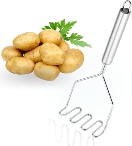 Home Metal Saplı Paslanmaz Çelik Patates Ezici (Metal Saplı)