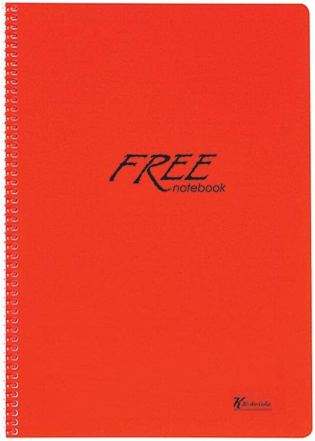 Color A4 Çizgili 120 Yp. PP Kapak Spiralli Free Okul Defteri
