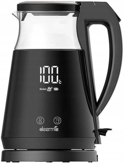 Sh90W 1,7Lt Dijital Isı Ayarlı Cam Kettle & Su Isıtıcı