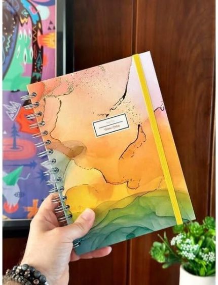 Journals Sert Kapaki Spiralli Defter 17x24 cm 90 gr. 96 yp.Çizgili