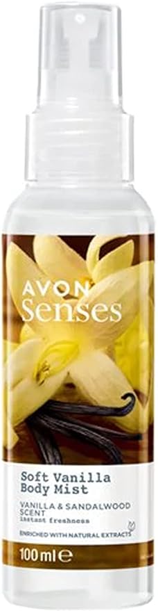 Soft Vanilla Vanilya ve Sandal Ağacı Kokulu Vücut Spreyi 100 Ml.