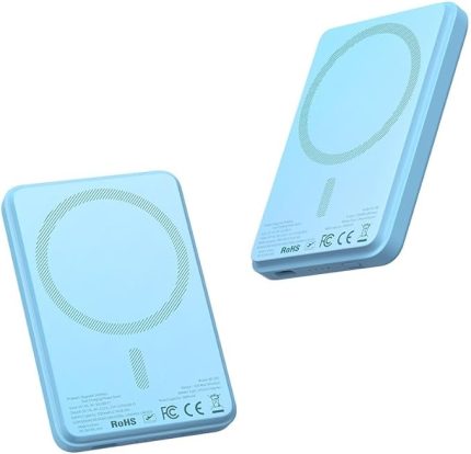 Mc-3952 15W Mini Manyetik 5000 Mah Powerbank, Mavi