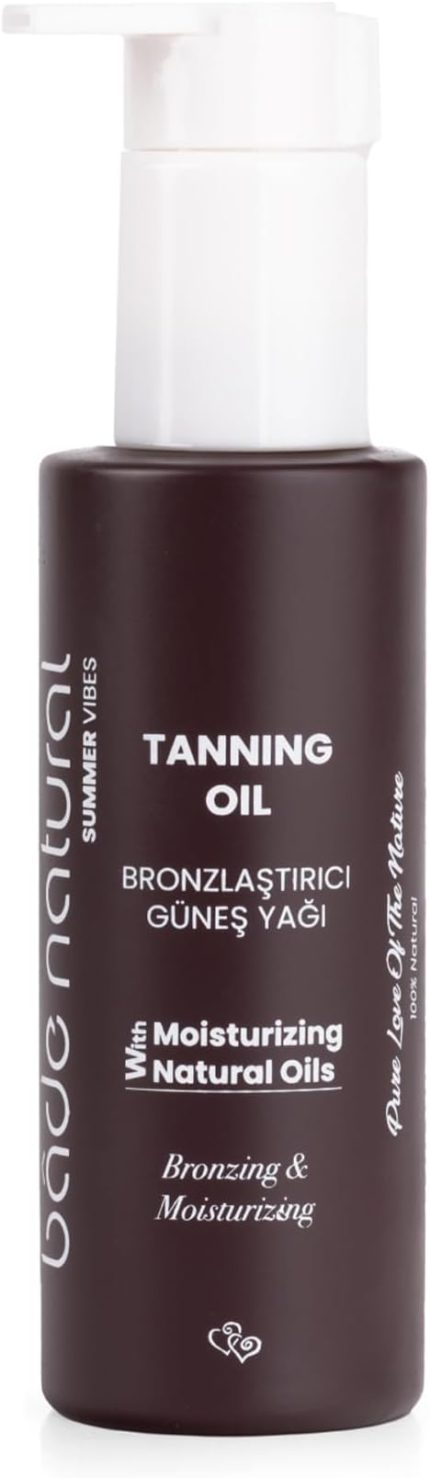 Natural Bronzlaştırıcı ve Nemlendirici Güneş Yağı%100 Doğal 100 ml